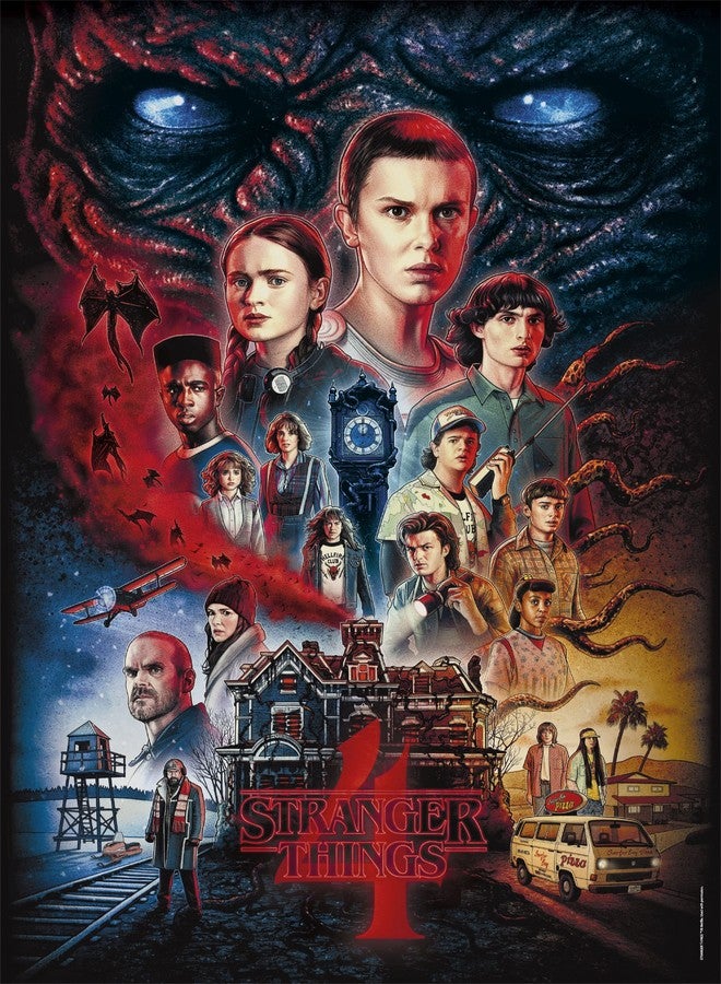 Clementoni - 39686 - Puzzle Stranger Things - Jigsaw Puzzle 1000 Pieces, Jigsaw Puzzle for Adults, Puzzle Netflix - Made in Italy - Image 2