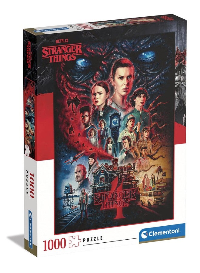 Clementoni - 39686 - Puzzle Stranger Things - Jigsaw Puzzle 1000 Pieces, Jigsaw Puzzle for Adults, Puzzle Netflix - Made in Italy - Image 1