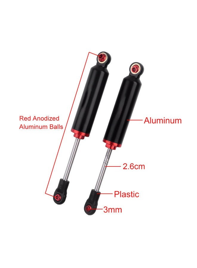 2-Piece Built-In Spring Shock Absorber Damper For 1/10 RC Crawler Axial 10cm  - Image 4
