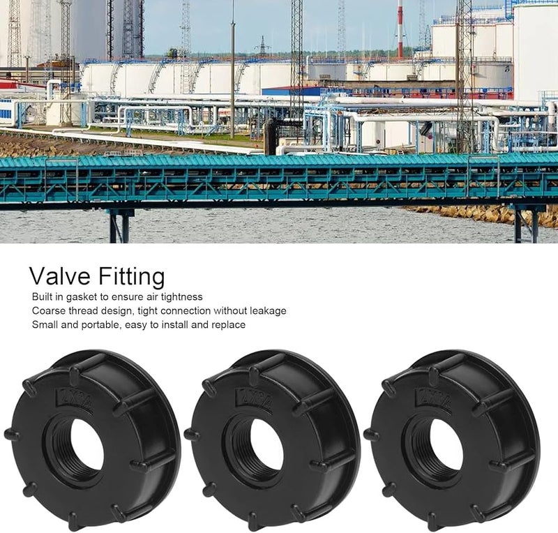 G3 4 بوصة 60 مم محول تصريف خرطوم توصيل خزان IBC البلاستيكي 3 قطع - Image 4