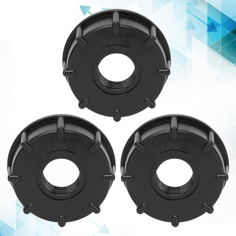 G3 4 بوصة 60 مم محول تصريف خرطوم توصيل خزان IBC البلاستيكي 3 قطع - Image 5