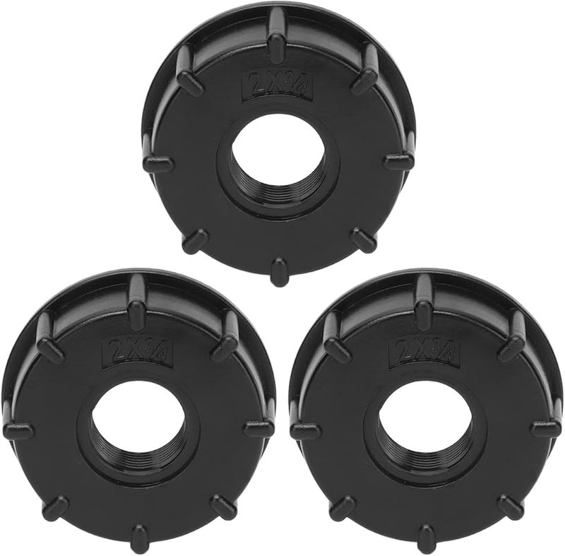 G3 4 بوصة 60 مم محول تصريف خرطوم توصيل خزان IBC البلاستيكي 3 قطع - Image 2