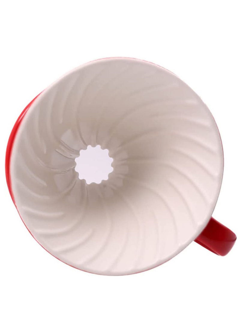 ميبرو قمع تقطير قهوة سيراميك مقاس 02 بطريقة v60 بالتقطير - Image 3