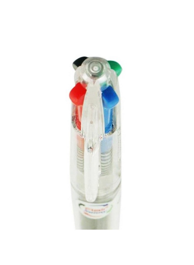 Flair FLAIR Sunny Retractable 0.5mm Ball Pen Pouch Pack | Swiss Tip Technology | Retractable Mechanism & Low Viscosity Ink System | Smooth & Effortless Writing With Sleek Clip Design | Pack of 5 Pens  - Image 5