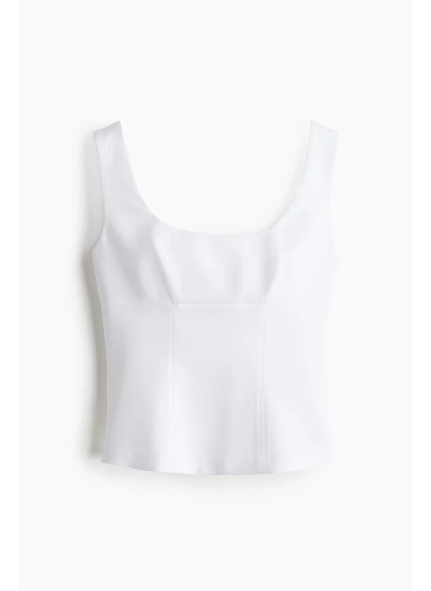 H&M Tapered-Waist Vest Top