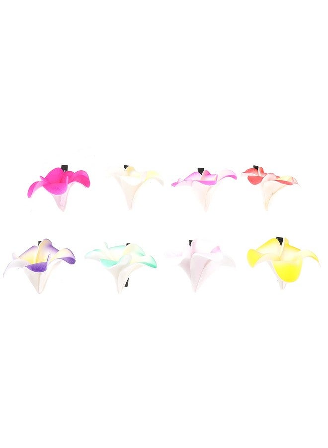 ifundom Hair Clip, 24 Pieces Hawaiian Flower Hair Clips, 2.36inch, Artificial Clips for Bridal Wedding Party Beach Hair, 24PCS - Image 5