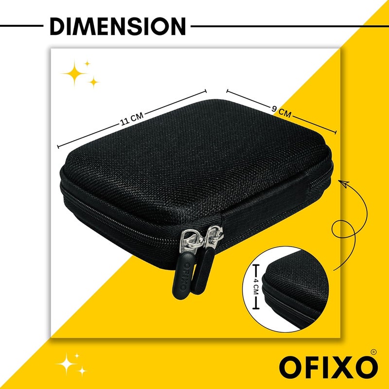 OFIXO SSD Case Portable Carrying for Kingston XS1000 | XS2000 | XS1000R SSD 1TB,2TB,4TB,500 GB High Performance Portable,Travel Case Protective Cover Storage Bag, Black - Image 4
