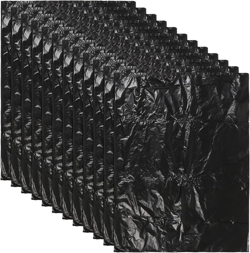 25pcs Black Trash Bags 80x100cm, 2.5 Mil Thick Plastic Garbage Bags, Heavy Duty Wastebasket Liners for Bathroom Kitchen Bedroom Home Office - Image 1