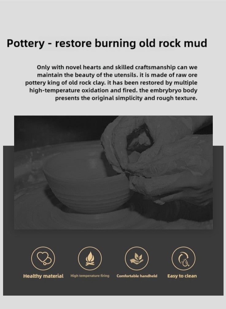 TAYRAN Tea cup, coffee cup, adult ceramic tea cup, 200 ml, handleless ceramic cup, Asian tea cup matcha cup with gift box for Turkish tea cappuccino latte - Image 3