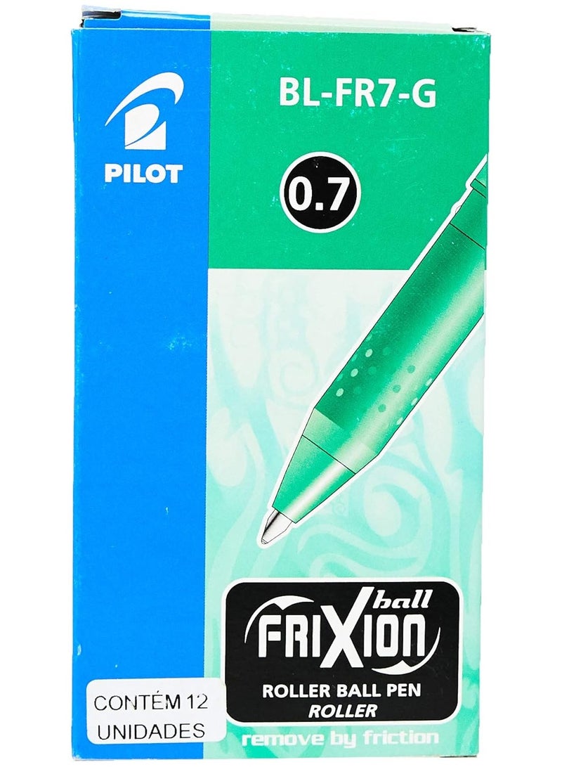بايلوت قلم فريكسيون قابل للمسح أخضر 0.7 ملم عبوة من 12 قلم - Image 1