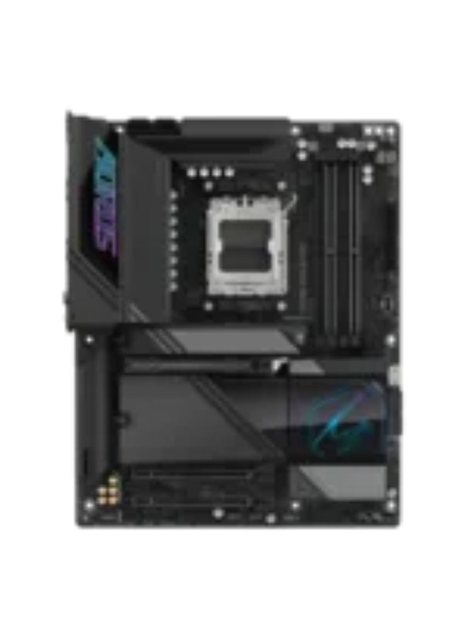 جيجابايت X870E AORUS PRO (الإصدار 1.0) لوحة أم ATX – مقبس AMD AM5، متوافق مع معالجات Ryzen™ 9000/8000/7000، شريحة AMD X870E، 4 فتحات DDR5 DIMM (تدعم حتى 256GB، 8200 MT/s)، PCIe 5.0 x16، 4 فتحات M.2، LAN بسرعة 2.5GbE، Wi-Fi 7، USB4، HDMI 2.1، صوت Realtek ALC1220، ذاكرة ثنائية القناة، EZ-Latch Plus و EZ-Latch Click، درع حراري متقدم، دعم RGB، Q-Flash Plus، ونسخة احتياطية ذكية. - Image 3