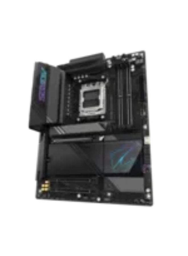 جيجابايت X870E AORUS PRO (الإصدار 1.0) لوحة أم ATX – مقبس AMD AM5، متوافق مع معالجات Ryzen™ 9000/8000/7000، شريحة AMD X870E، 4 فتحات DDR5 DIMM (تدعم حتى 256GB، 8200 MT/s)، PCIe 5.0 x16، 4 فتحات M.2، LAN بسرعة 2.5GbE، Wi-Fi 7، USB4، HDMI 2.1، صوت Realtek ALC1220، ذاكرة ثنائية القناة، EZ-Latch Plus و EZ-Latch Click، درع حراري متقدم، دعم RGB، Q-Flash Plus، ونسخة احتياطية ذكية. - Image 5