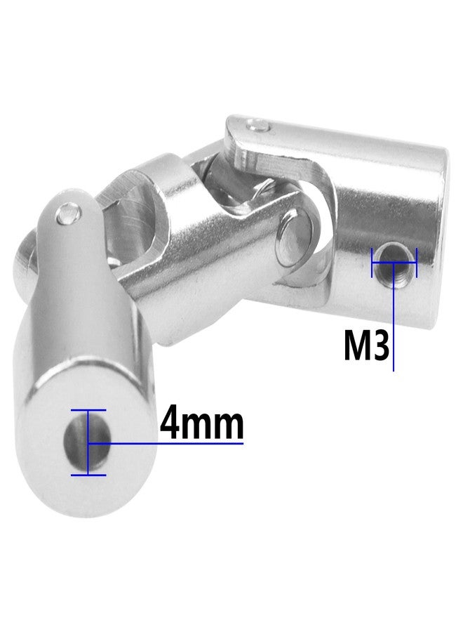 Vgoohobby 2Pcs Vgoohobby 4mm/5mm/6mm RC Boat Shaft Coupler 3 Section U Joint Coupling for RC Car Boat Robotics DIY (4mm to 4mm) - Image 5