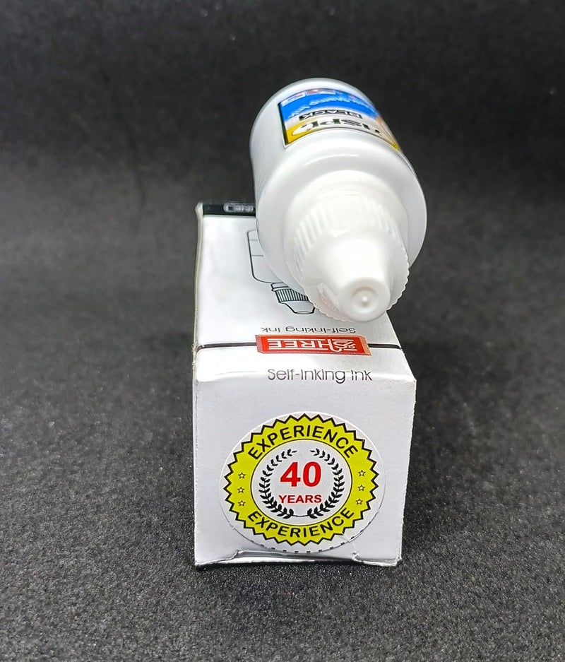 ASPL Black Stamp Ink Refill for Pre-Ink Stamps (30 ML,1 PCS) A1-Super (Black) Pack of 1 - Image 5