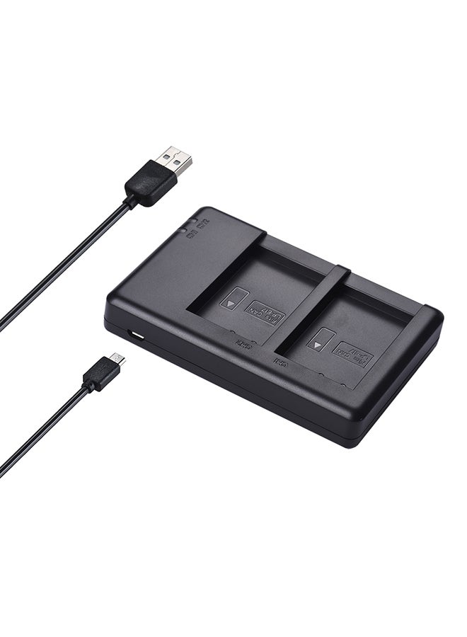 أف بي شاحن بطارية LP-E17 بمنفذي USB لكاميرا كانون 750D 760D/ريبيل T6i T6S EOS M3/M5/M6/800D/77D - Image 3