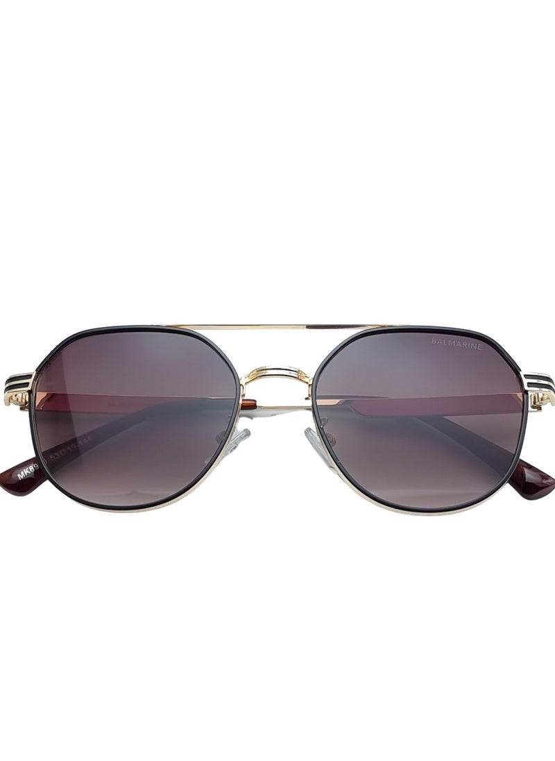 BALMARINE Unisex Round Edge Cut Sunglasses  - Image 3