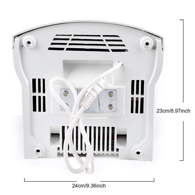 Drizzle مجفف يدوي تلقائي عالي السرعة للاستخدام المنزلي والفنادق والحمامات (أبيض) - Image 4