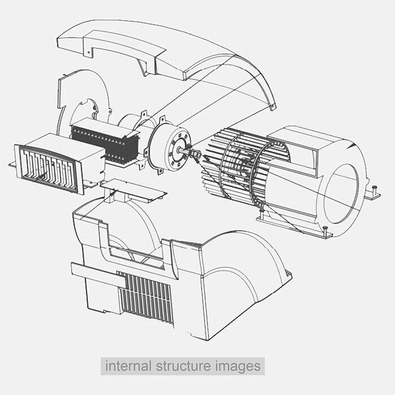 Drizzle مجفف يدوي تلقائي عالي السرعة للاستخدام المنزلي والفنادق والحمامات (أبيض) - Image 3
