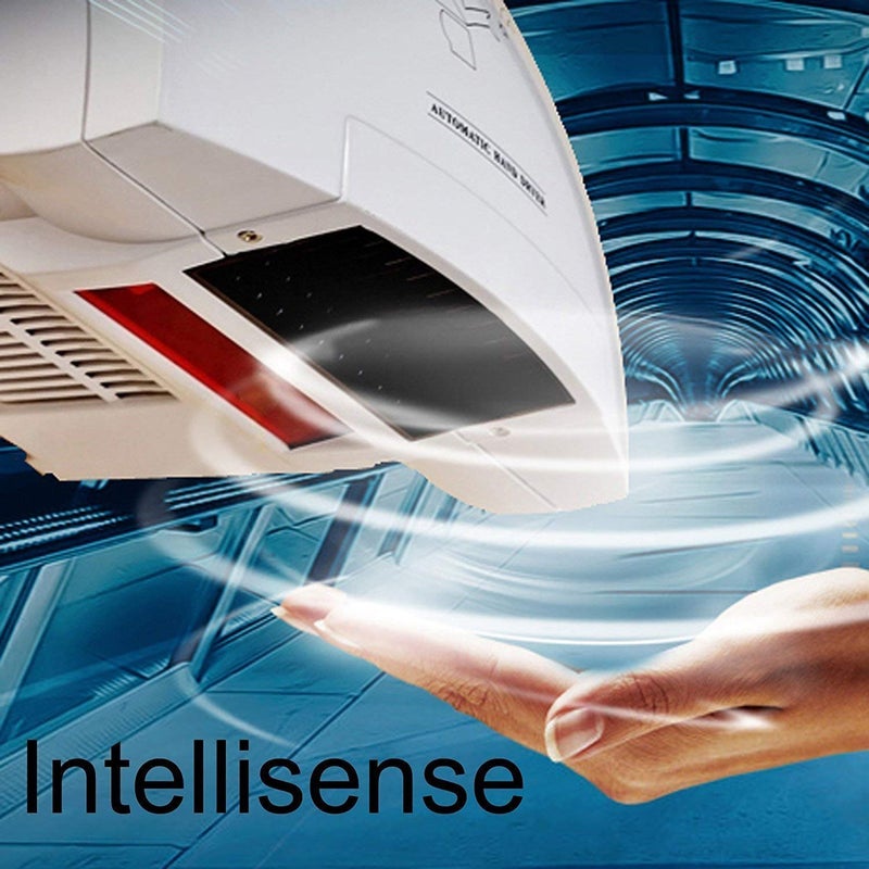 Drizzle مجفف يدوي تلقائي عالي السرعة للاستخدام المنزلي والفنادق والحمامات (أبيض) - Image 2