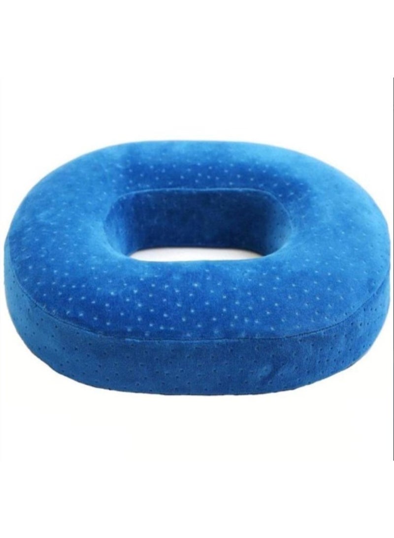 Blue Donut Hemorrhoid Support Cushion Pillow