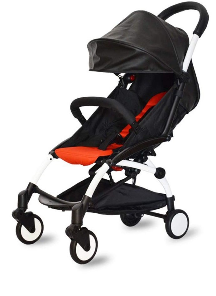 Mr. Penda - Stroller Handle Cover, PU Leather Pram Handle Protector Stroller, Pushchair Armrest Handle Protector Cover (Black) - Image 1