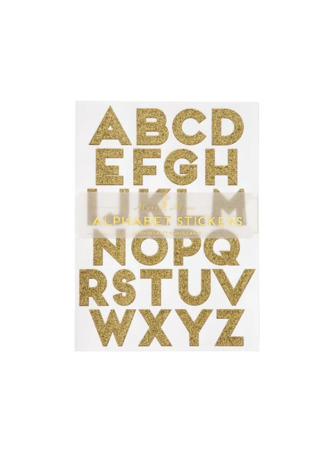 Meri Meri All Wrapped Up Alphabet Stickers