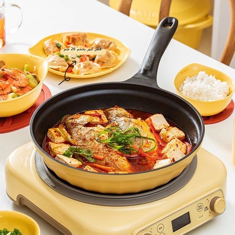 Buydeem Non-Stick Frying Pan for Steak, Eggs & Pancakes - Nordic  Style - Image 4
