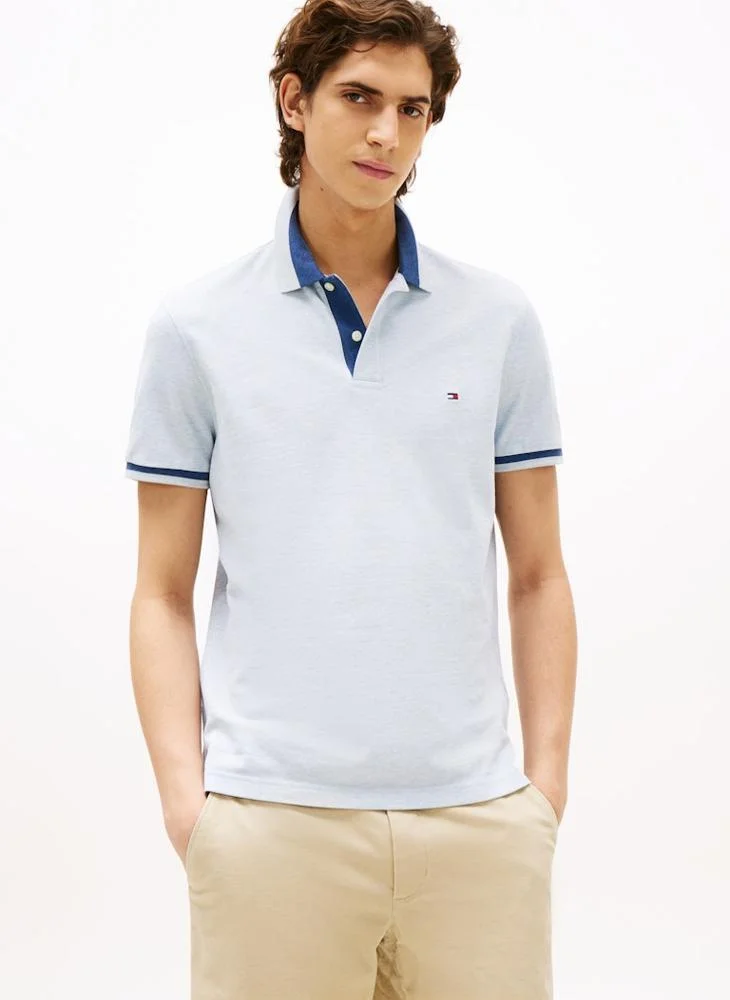 تومي هيلفيغر Regular Fit Contrast Collar Polo