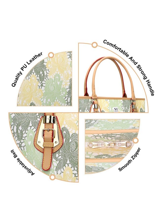 NFI essentials NFI essentials Pu Handbags For Women, Hobo Bags, Tote Hand Bags, Shopping Bag, Shoulder Bag Stylish Ladies Purse (Hb-2-D1), Multicolor  - Image 5
