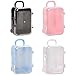 Baasid 4PCS Mini Plastic Travel Suitcase Boxes Suit for Wedding Party Decoration Handbag Luggage Storage Box Mini LuggageSuitcase Gift Box - Image 3