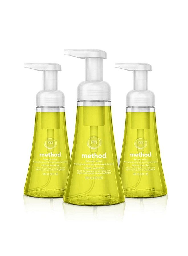 Method Foaming Hand Soap Lemon Mint 10 Oz 3 Pack Packaging May Vary - Image 2