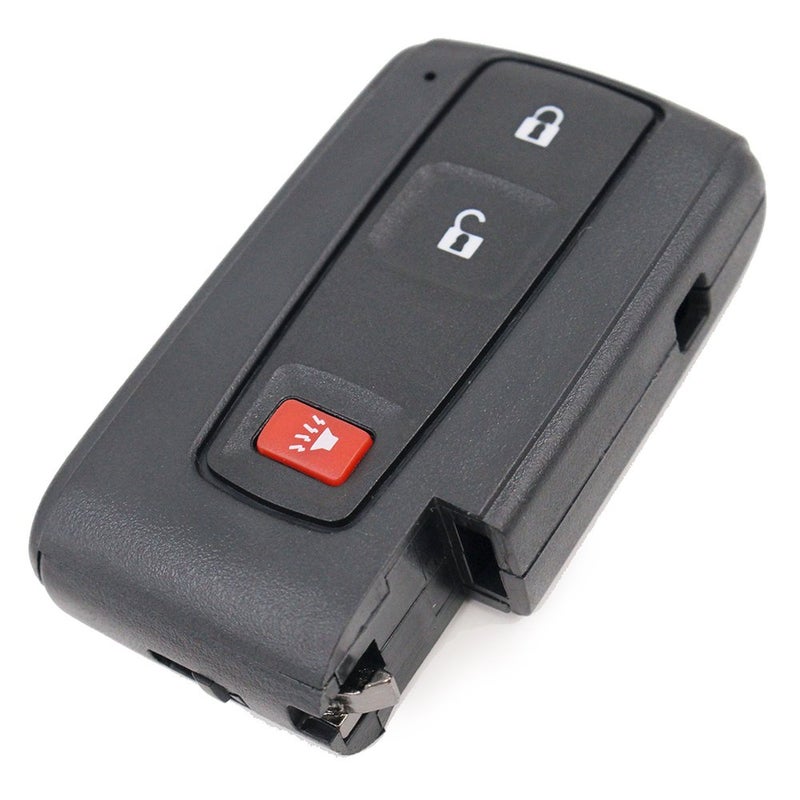 Keyecu Replacement Shell Keyless Smart Remote Key Case Fob 2+1 Button for Prius 2004-2009