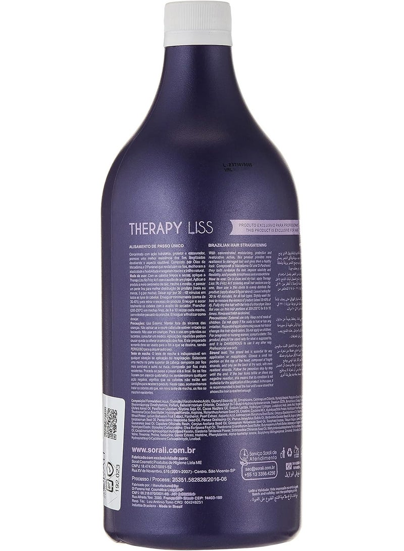 Sorali Cosmetics Hair Therapy Liss No Frizz Treatment 1000ml - Image 2