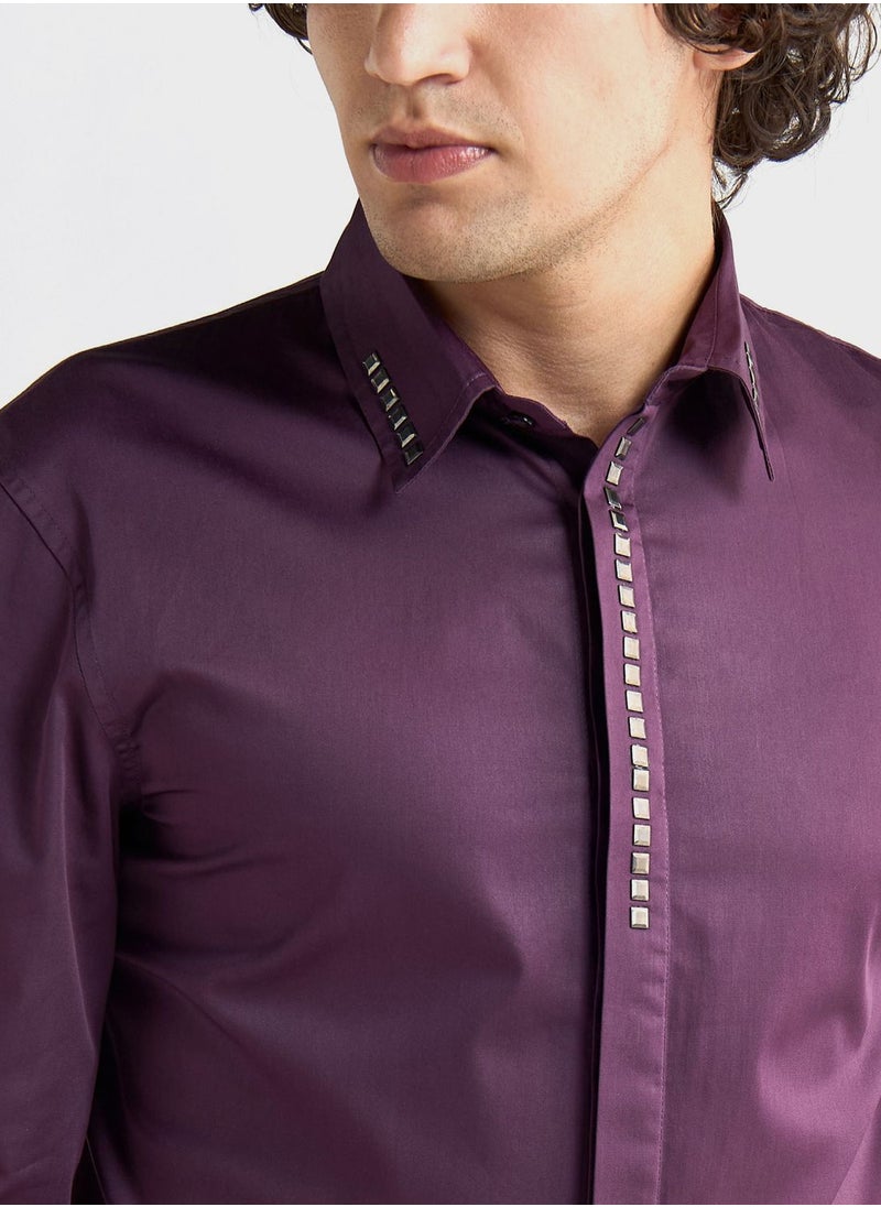 FAV Studded Regular Fit Shirt  - Image 3