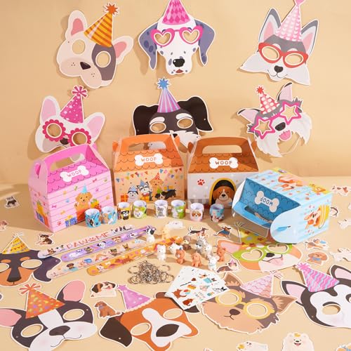 Vanblue 122 Pcs Dog Party Favors Puppy Birthday Decorations for Kids Classroom School Reward Gift Prizes Adopt a Puppy Themed Party SuppliesDog Pinata Goodie Bag Stuffers for Boys Girls - Image 5