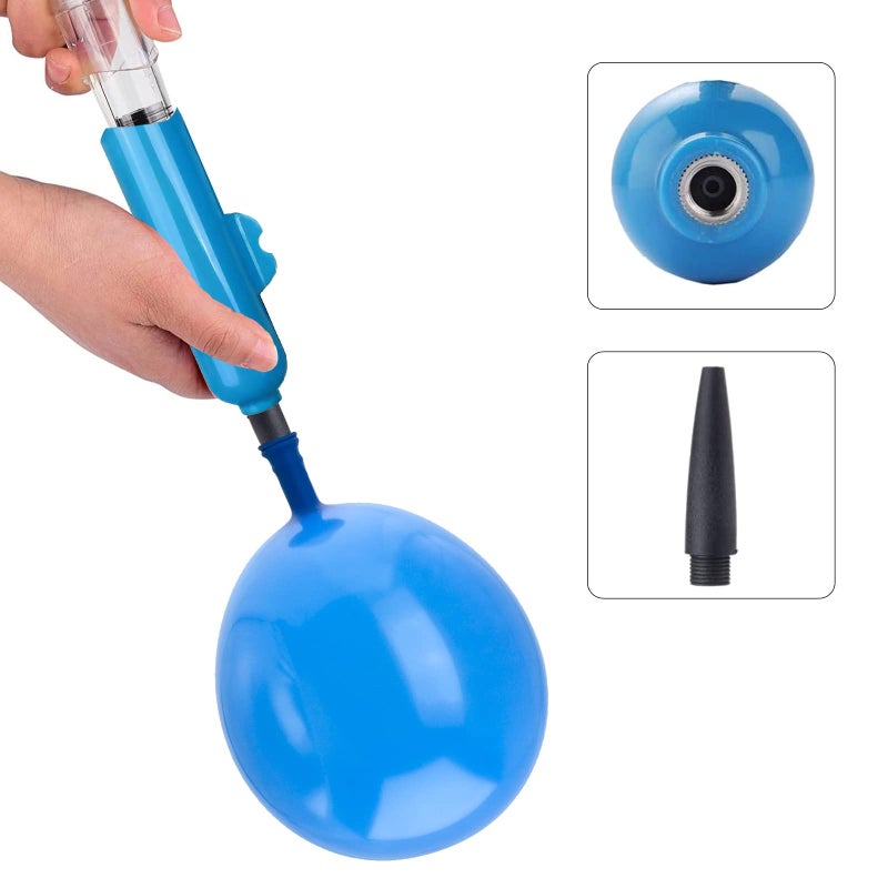 Haploon 2PCS Ball Pumps with 5pcs Needles, Haploon Air Pump for Balls Portable Two-Way Quicker-Fill Hand Air Pump for Inflatables Soccer Basketball Volleyball Football Yoga Sport Balls Pool Floats Bike Tire - Image 4