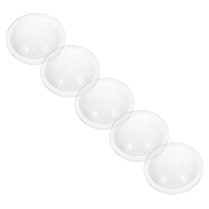 Garneck 5pcs Convex Lens for Focus Optical Glass Magnifier Science Teaching Tools for Projectors Cameras - Image 1