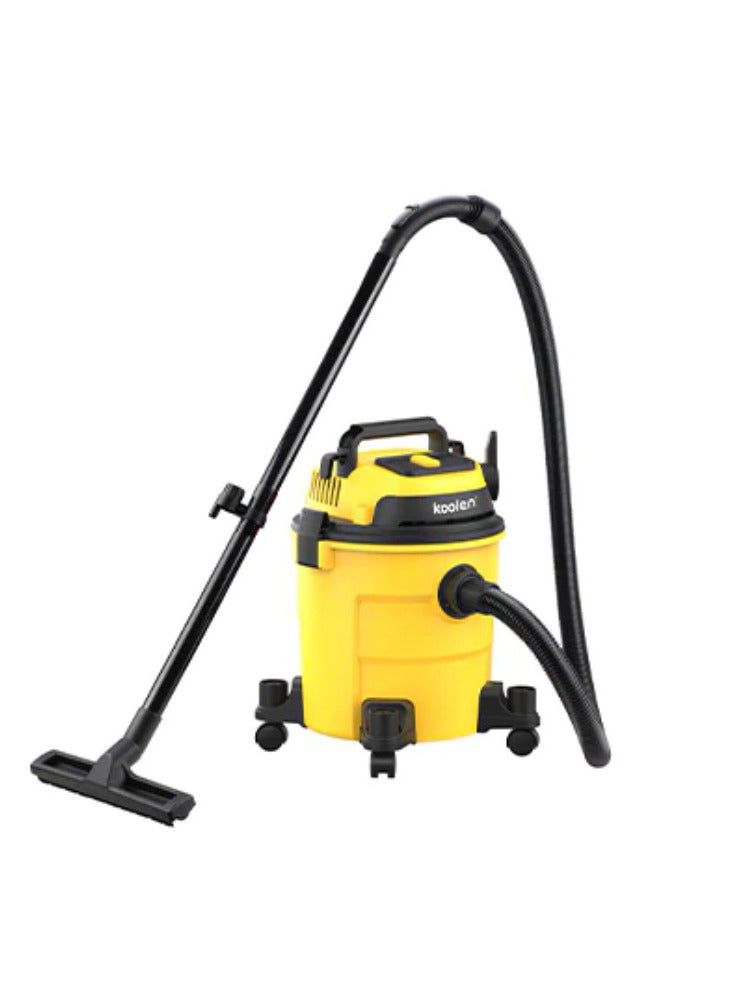 KOOLEN Dry Drum Vacuum Cleaner 20 L 1600 W 806.101.006 Yellow - Image 1
