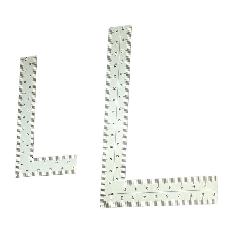 ATORSE ® L Shaped Ruler Right Angle Ruler for Hobby Model Making Tools Drafting Tools 5Ã—10Cm - Image 4