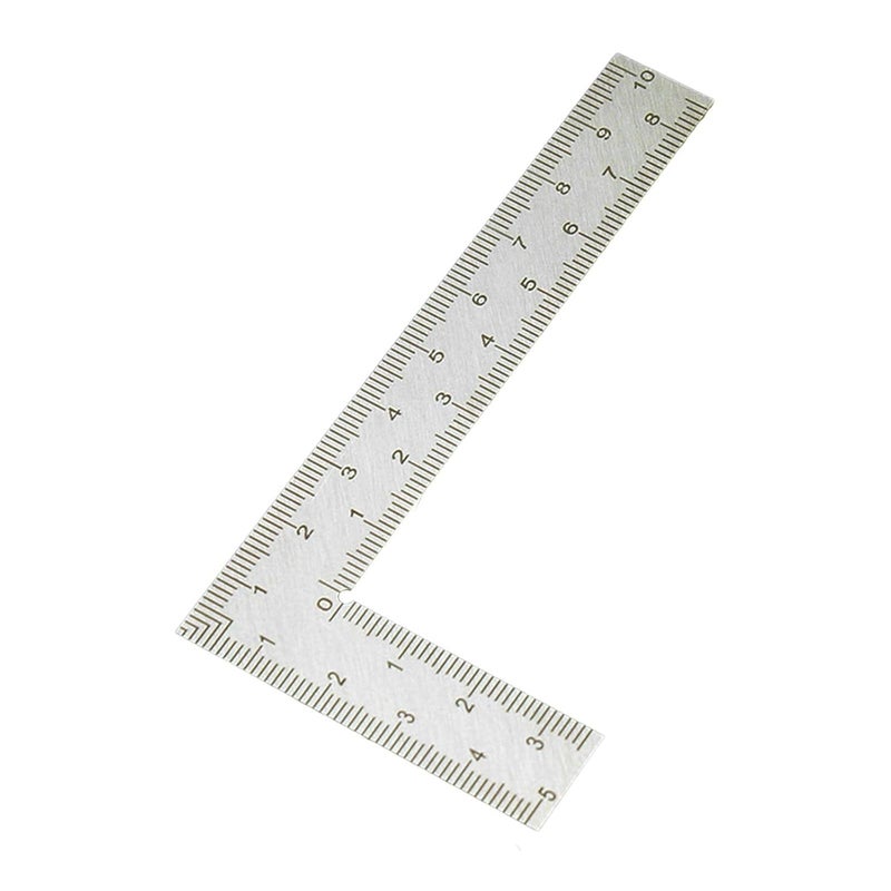 ATORSE ® L Shaped Ruler Right Angle Ruler for Hobby Model Making Tools Drafting Tools 5Ã—10Cm - Image 1