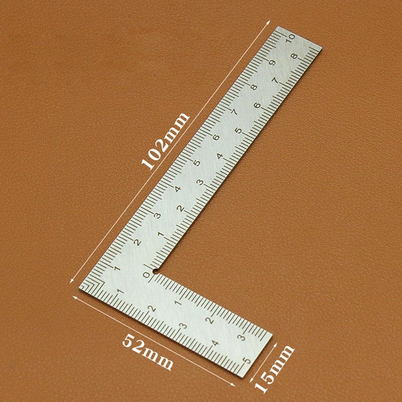 ATORSE ® L Shaped Ruler Right Angle Ruler for Hobby Model Making Tools Drafting Tools 5Ã—10Cm - Image 3