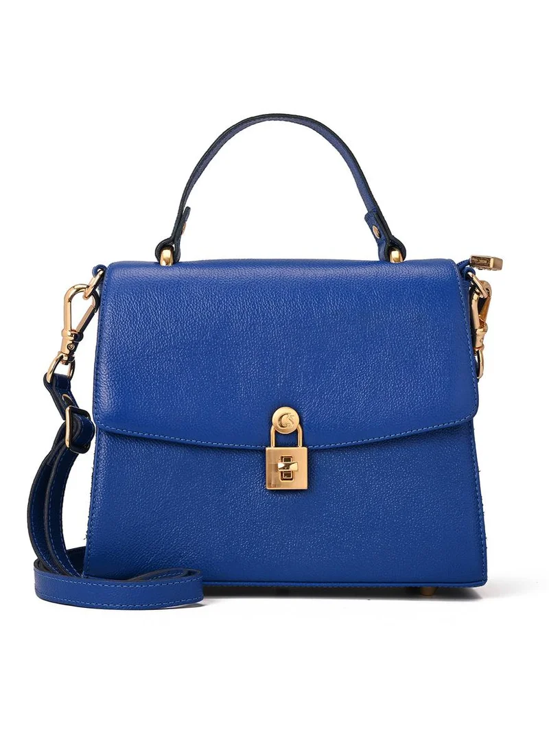 كارمن ستيفنز حقيبة زرقاء كلاسيكية