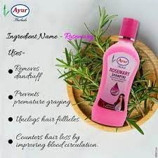 Ayur Herbals Rosemary Shampoo For Dry & Dull Hair 500ml (Pack of 2) - Image 2
