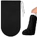 Shupakul 21 x 125 Inch Leg Cast Cover Below the Knee Leg Cast Sock Cover Adjustable Drawstring Foot Cast Sleeve Warm Plaster Stocking Protective for Women Men Foot Leg Ankle Protection - Image 1