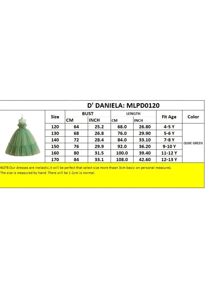 D'Daniela Tulle Bow Party Dress