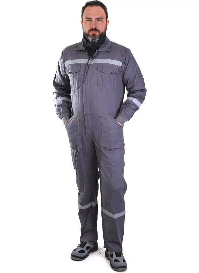Eseriş ESERIS Eser - Gabardine Overalls - Reflective - Gray