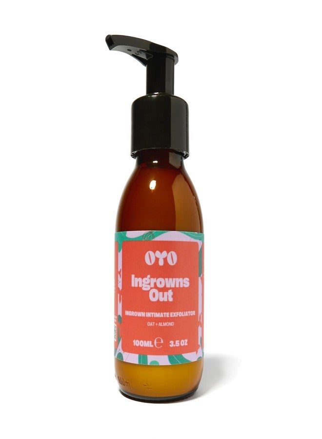 oyo Ingrowns Out by OYO – Ingrown Hair Scrub for Bikini Area & Underarms, Gentle Exfoliating Cream for Razor Bumps, Sensitive Skin Formula, 97% Natural, Fragrance?Free, 100 mL - Image 1