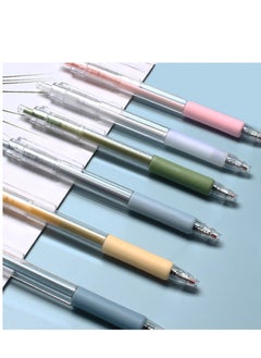 Excefore 6 Pcs Ballpoint Pens Gel Ink Pen Black 0.5mm Gifts  Kawaii School Supplies Set for Kid Teen Girls Students  - Image 2