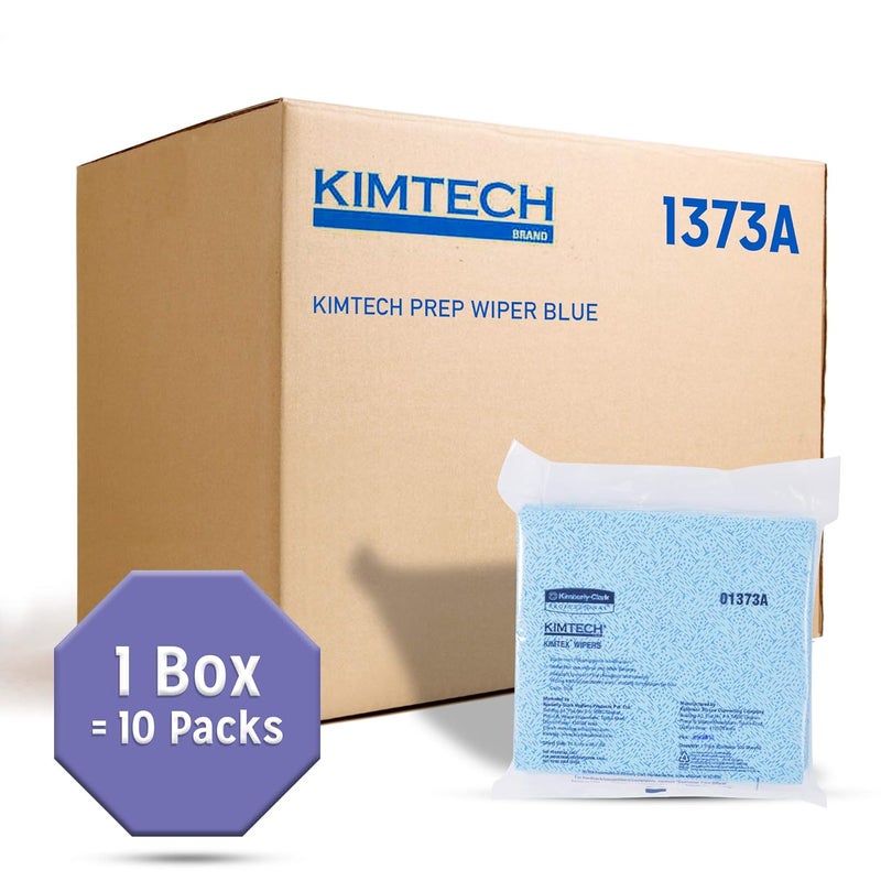 KIMTECH مناديل كيمتيك بريب كيمتيكس للتنظيف عبوة من 10 مناديل 100 مناديل إجمالي 1000 مناديل 01373A - Image 2