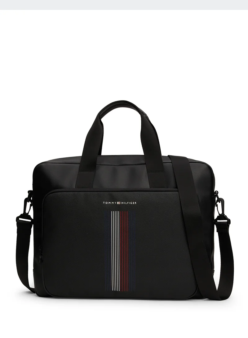تومي هيلفيغر Foundation Top Handle Zip Over Crossbody